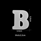 3D Siliconenmal voor het gieten van chocoladeletters – Bakplezier (1+1 Gratis)