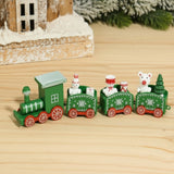 NORTHLINE – Feestelijke Trein Kerstdecoratie van Hout en Kunststof