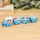 NORTHLINE – Feestelijke Trein Kerstdecoratie van Hout en Kunststof