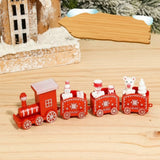 NORTHLINE – Feestelijke Trein Kerstdecoratie van Hout en Kunststof