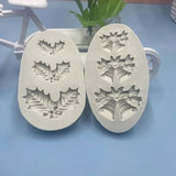 FESTILEAF – Kerstvormen voor bladeren & klokken ter decoratie van taarten, koekjes & cupcakes