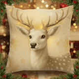 SNOWBOW – Feestelijke Fluwelen Kussenhoezen met Nostalgische Kerstmotieven