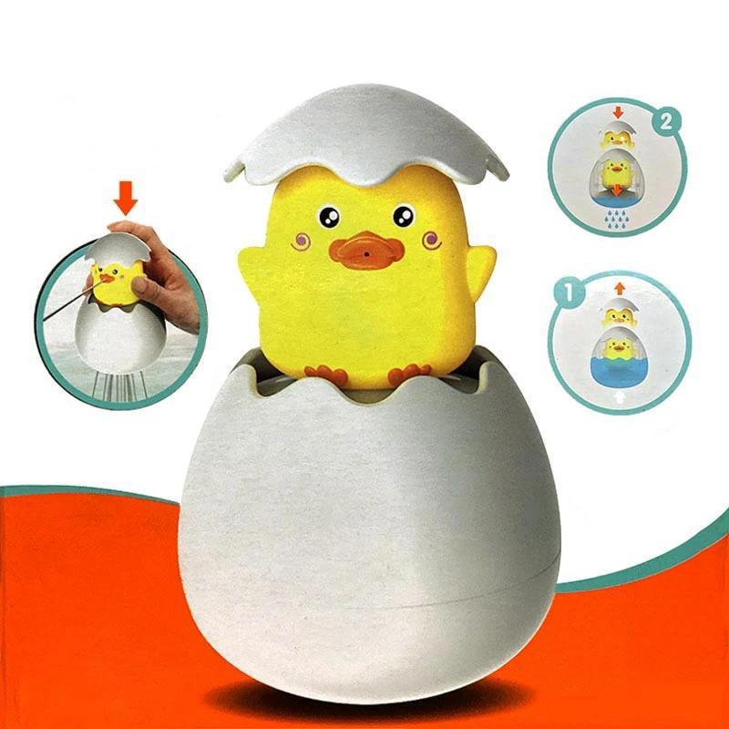 Schlüpf-Ei Bad Speelgoed met Dierfiguur – 1+1 Gratis – Eend, Dino & Pinguïn