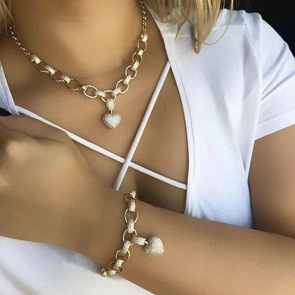 LoveLink Luxe | Exquisite sieradenensemble met oogverblindende elegantie!
