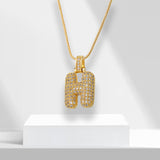 Bubble-letterketting met hanger - LuxeLette