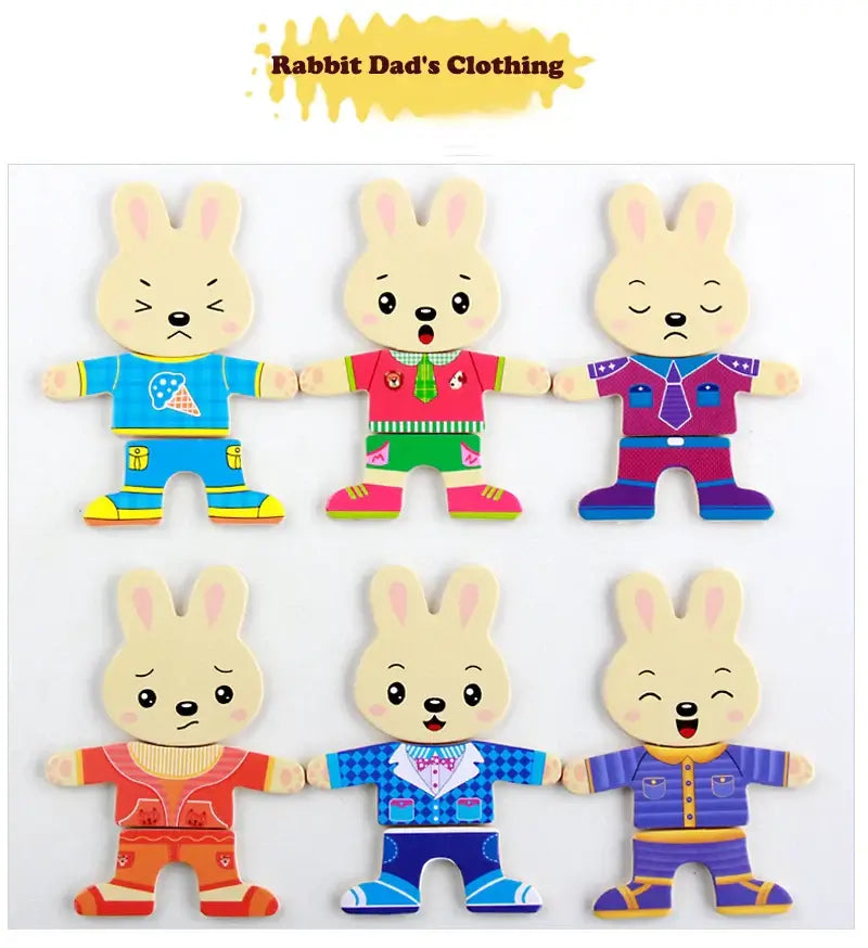 Educatieve dieren puzzelset – Voor creatief en leerzaam aankleden
