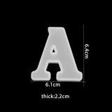 3D Siliconenmal voor het gieten van chocoladeletters – Bakplezier (1+1 Gratis)