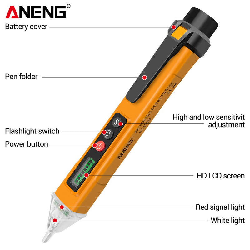 Digitale AC DC Spanningsdetector Tester Pen