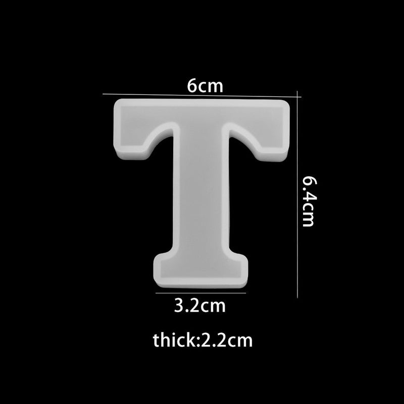 3D Siliconenmal voor het gieten van chocoladeletters – Bakplezier (1+1 Gratis)