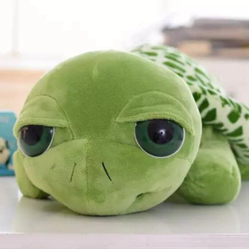 Zachte pluche schildpad knuffel met realistisch ontwerp – Knuffelpanzli