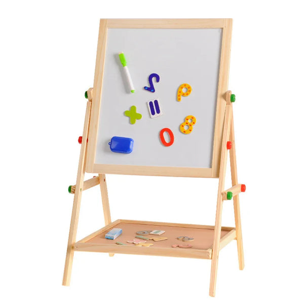 ArtMaster Dubbelzijdige Kunst-Ezel - Educatieve Avonturen voor Kleine Kunstenaars