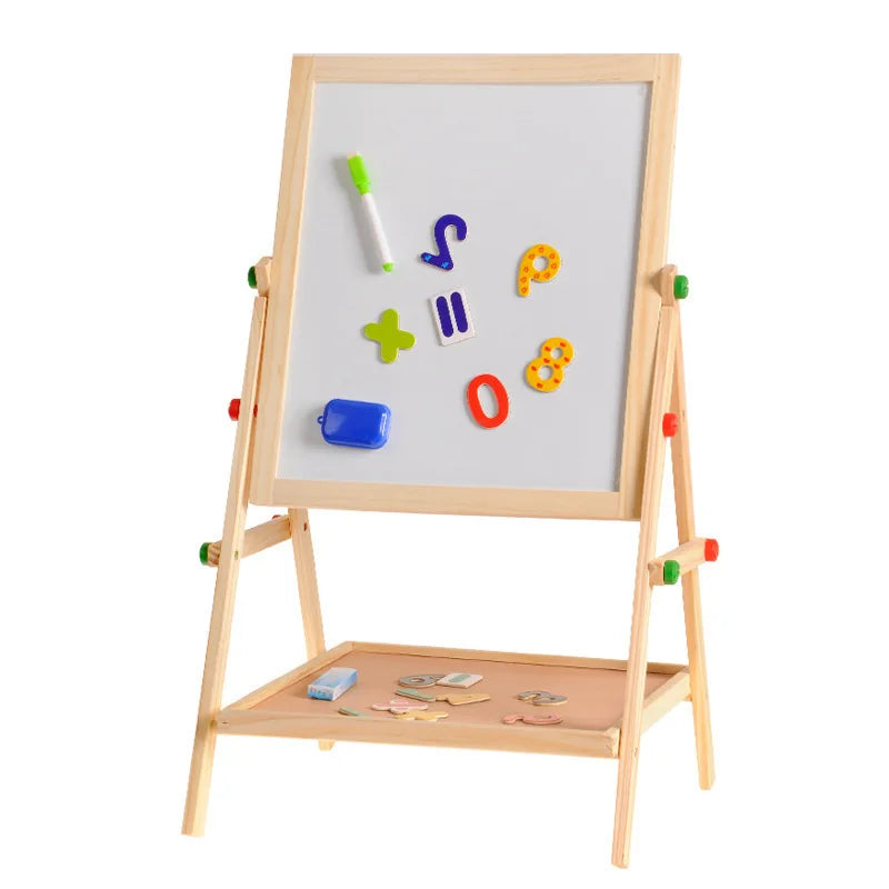 ArtMaster Dubbelzijdige Kunst-Ezel - Educatieve Avonturen voor Kleine Kunstenaars
