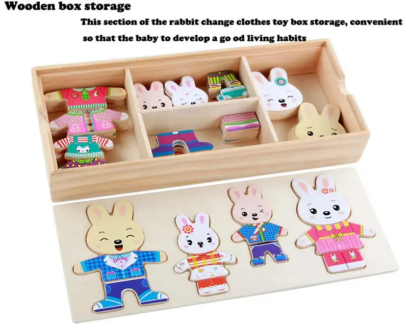 Educatieve dieren puzzelset – Voor creatief en leerzaam aankleden