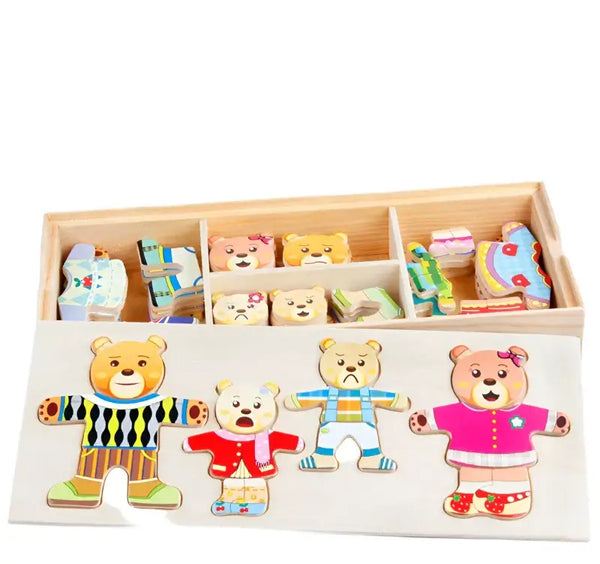Educatieve dieren puzzelset – Voor creatief en leerzaam aankleden