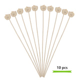 3x Bloemen Geurstokjes Rattan | Geur Diffuser Navulling | Vuurloze Aroma Decoratie Voor Thuis
