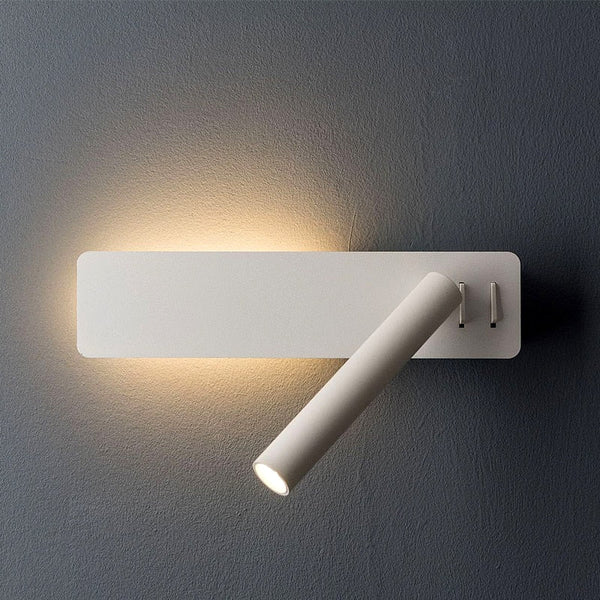 Draaibare LED-leeswandlamp voor het bed