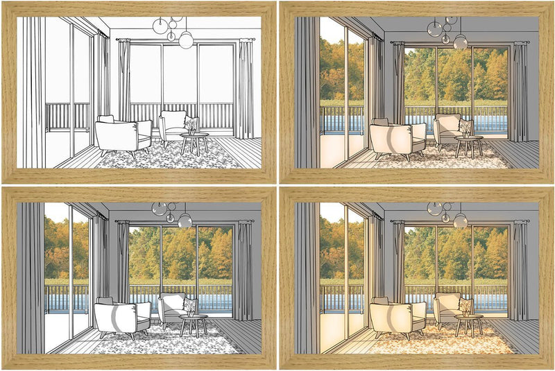 LED Verlichtingsschilderij – Luminza