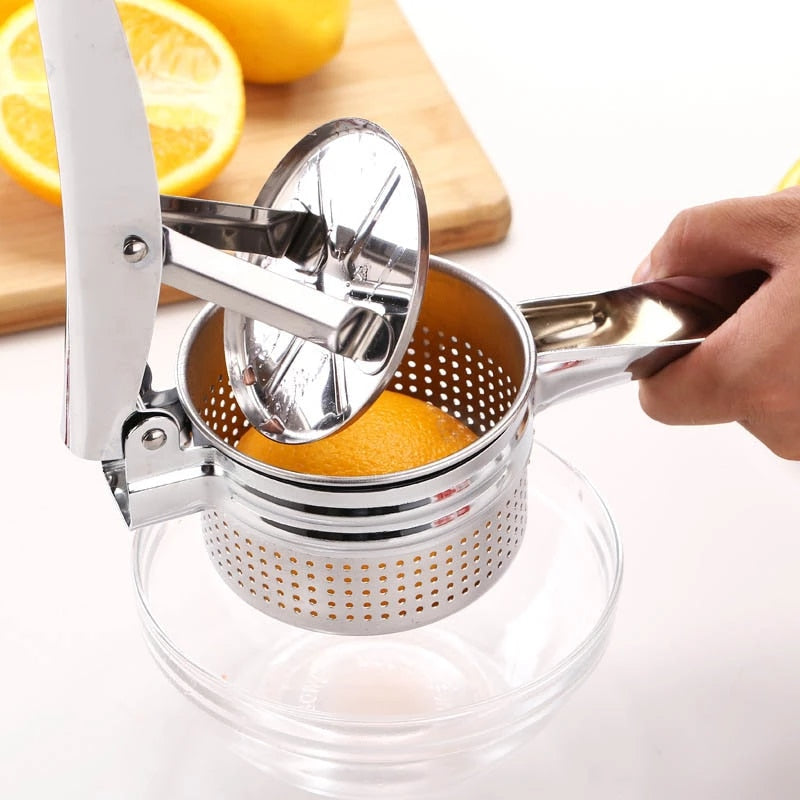 Aardappelstamper Ricer Keukenhulpmiddelen RVS Druk Modder Puree Groente Fruit Pers Maker Knoflookpers