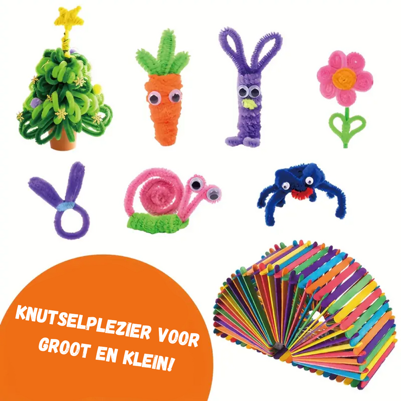Creatieve Knutselbox voor Kinderen – Volledige Set voor Fantasierijk Knutselen