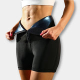 Hoge Taille Sauna-Zweetbroek met Taille-Trainer - SweatSculpt