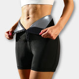 Hoge Taille Sauna-Zweetbroek met Taille-Trainer - SweatSculpt
