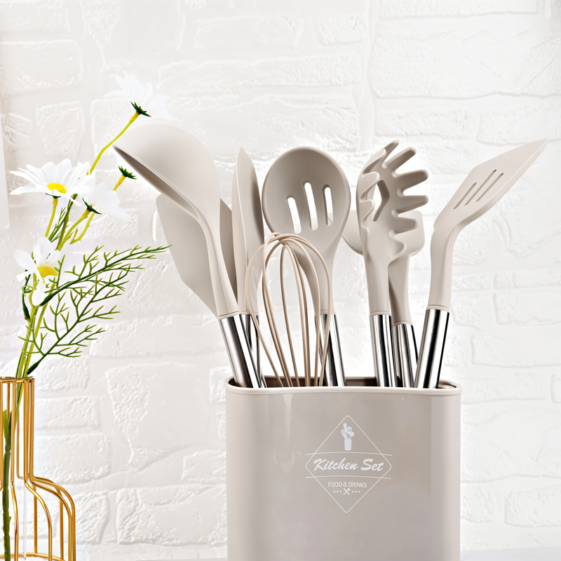 12-delig Siliconen Keukenhulpmiddelen Set – Culinara Pro