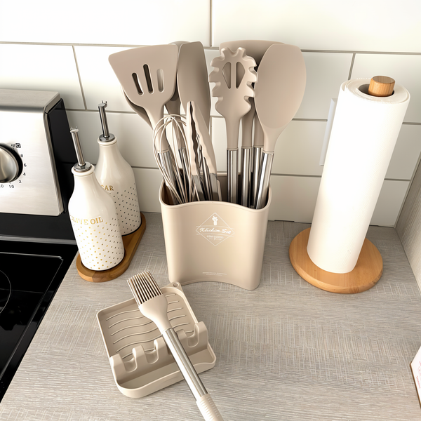 12-delig Siliconen Keukenhulpmiddelen Set – Culinara Pro