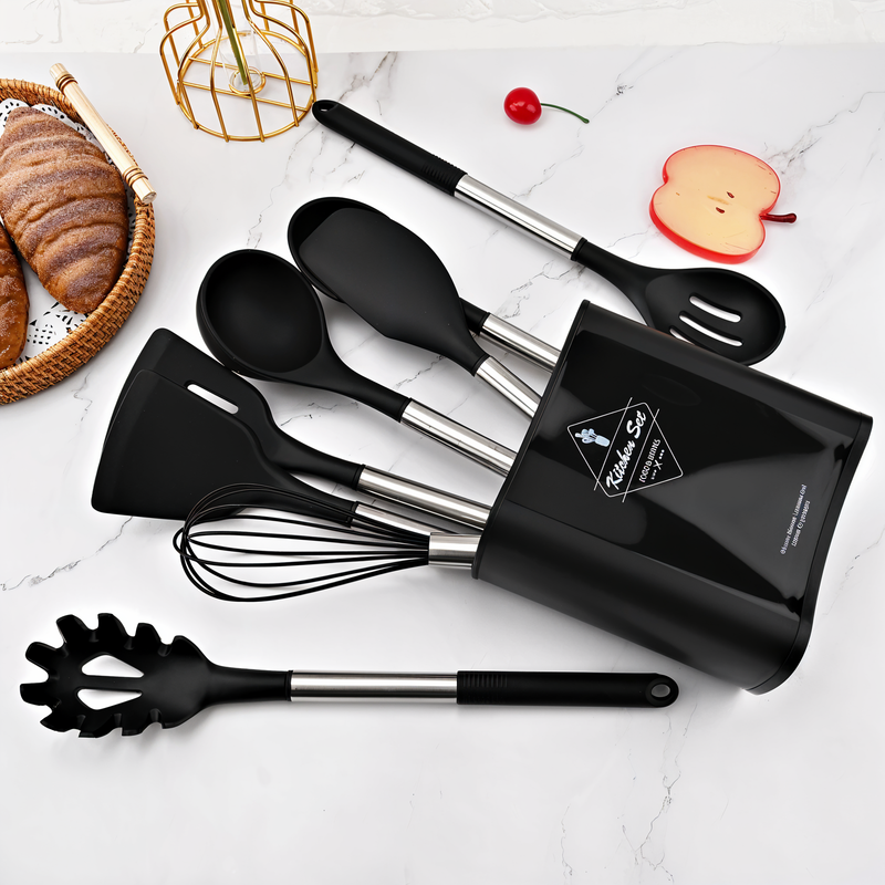 12-delig Siliconen Keukenhulpmiddelen Set – Culinara Pro