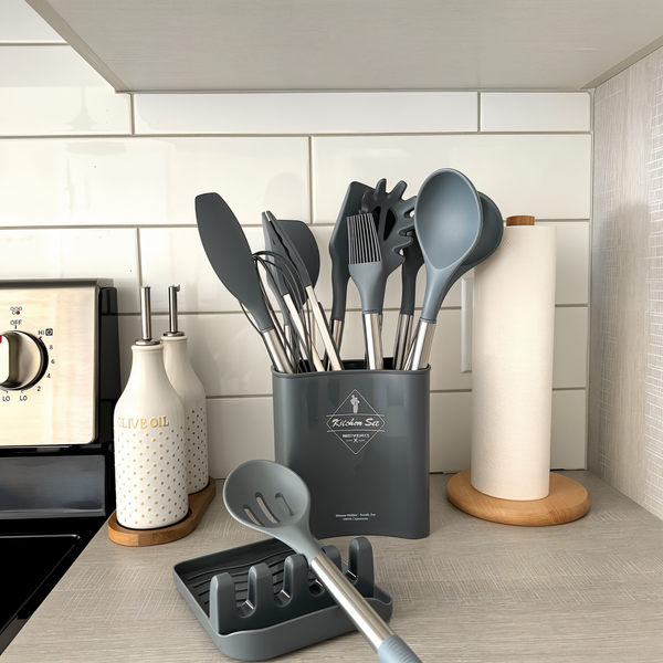 12-delig Siliconen Keukenhulpmiddelen Set – Culinara Pro
