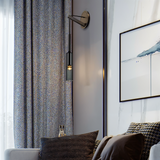 Minimale Wandlamp met Rookglas – Orvane