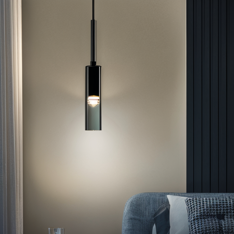 Minimale Wandlamp met Rookglas – Orvane