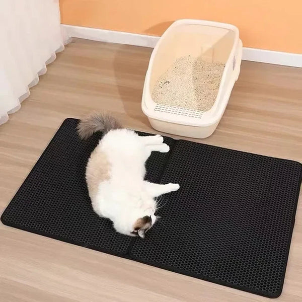 Dubbele kattenbakmat (1+1 Gratis!) – PawCatch