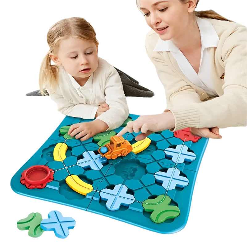 Magnetisch leer spel ter bevordering van logica en creativiteit bij kinderen