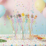 SAFARISIP – Drinkhalmen met jungle-diermotieven van Leeuw, Vos, Zebra & Giraffe