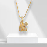Bubble-letterketting met hanger - LuxeLette