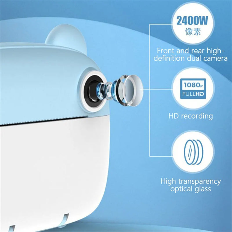 Kinder Instantcamera met Afdrukfunctie – FotoPlezier Mini