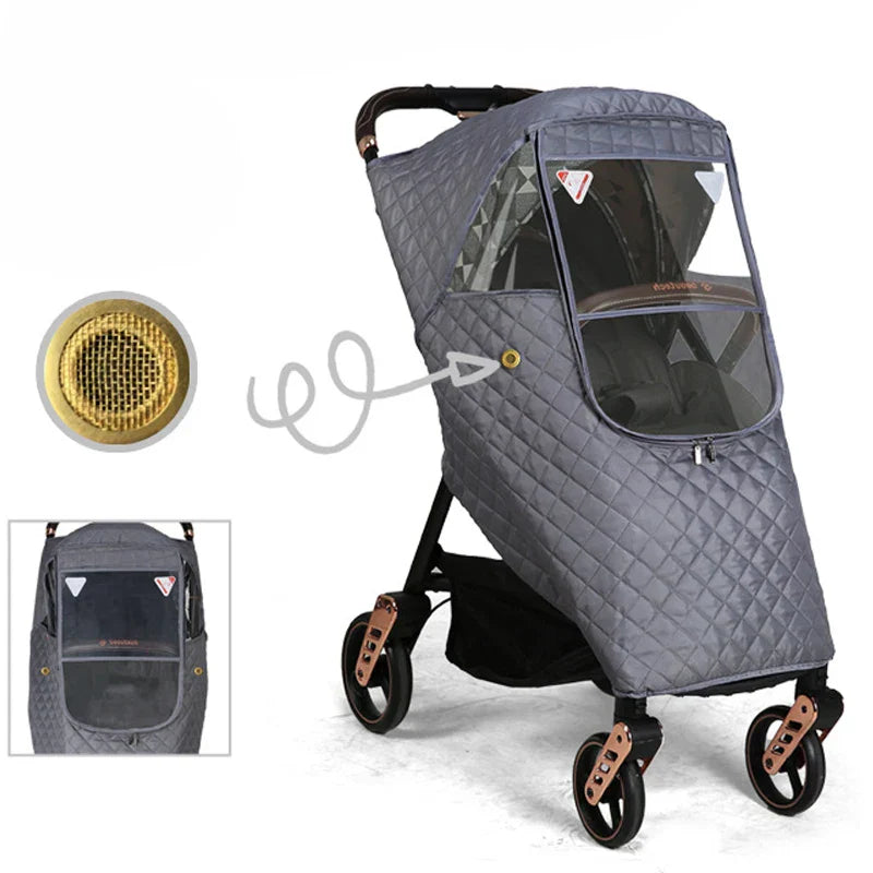 All-Season Weerbeschermingsset voor Kinderwagens – 1+1 GRATIS Actie