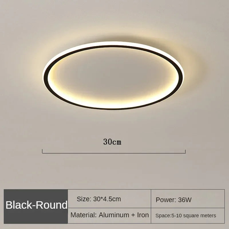 Scandinavische LED Plafondlamp – Modern, dimbaar & stijlvol voor woonkamer, eetkamer & hal