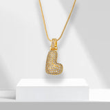 Bubble-letterketting met hanger - LuxeLette