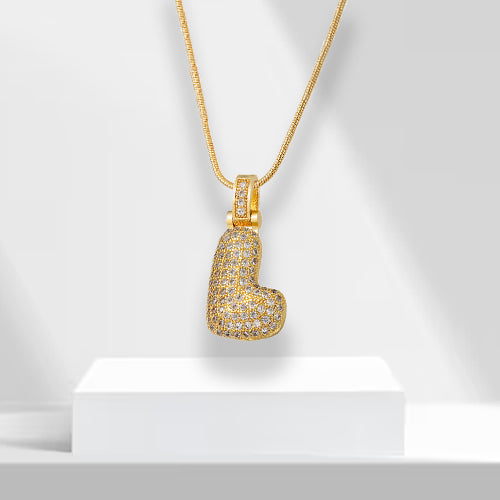 Bubble-letterketting met hanger - LuxeLette