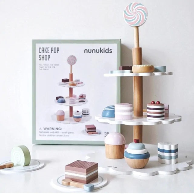 Creatieve houten speelgoedset voor rollenspellen en leerplezier