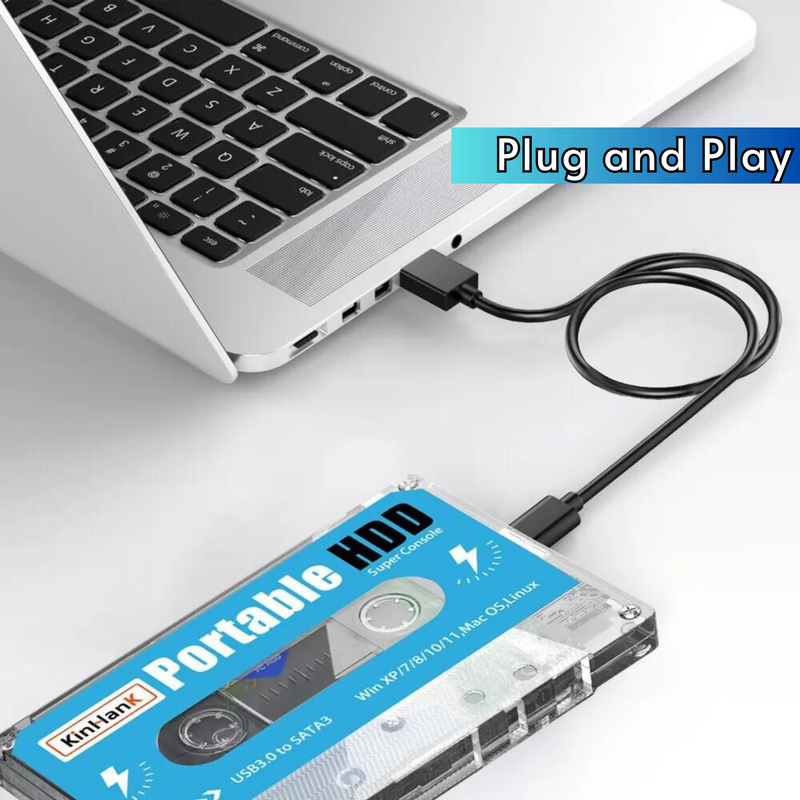 GameStation Retro Cassette | Retro gaming | Plug & play gameconsole met meer dan 100.000 spellen