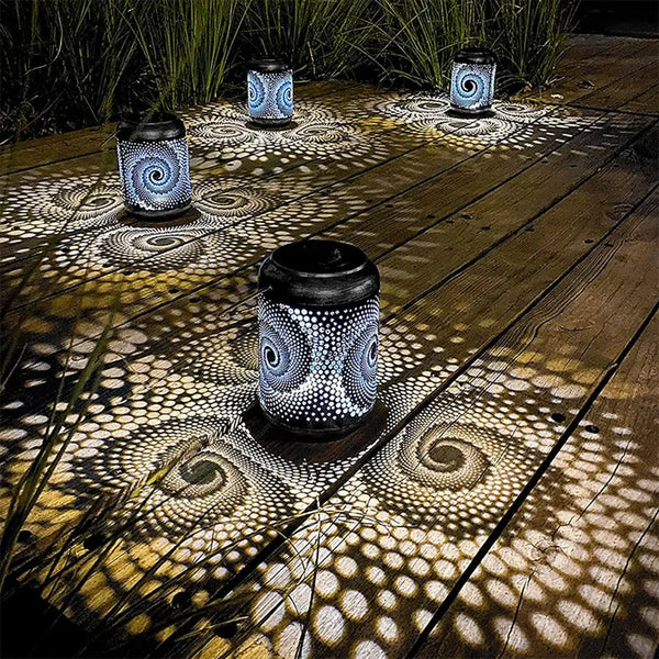 3D-Zonne-Slakkenlampen voor de Tuin