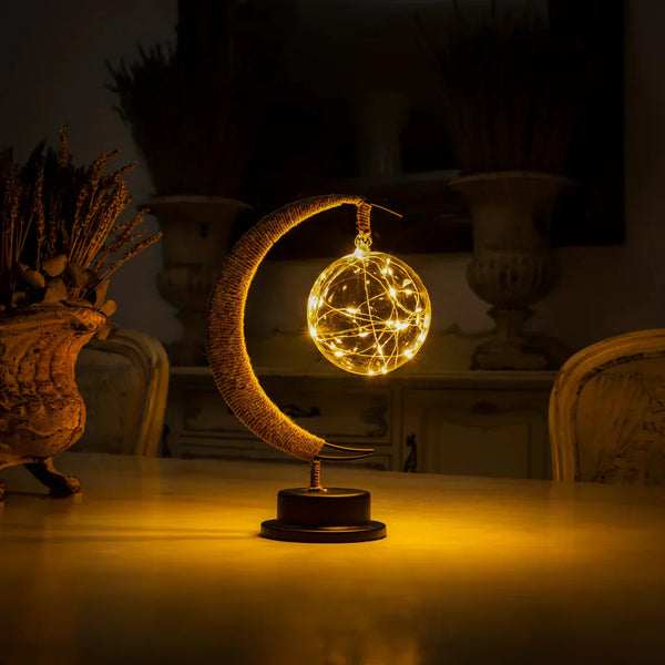 Betoverde Maanslamp – Zachte LED Maanlicht voor een Dromerige Sfeer