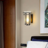 ARVINA Wandlamp Buiten – Retro IJzeren Design met Glas – IP65 – E27 Fitting