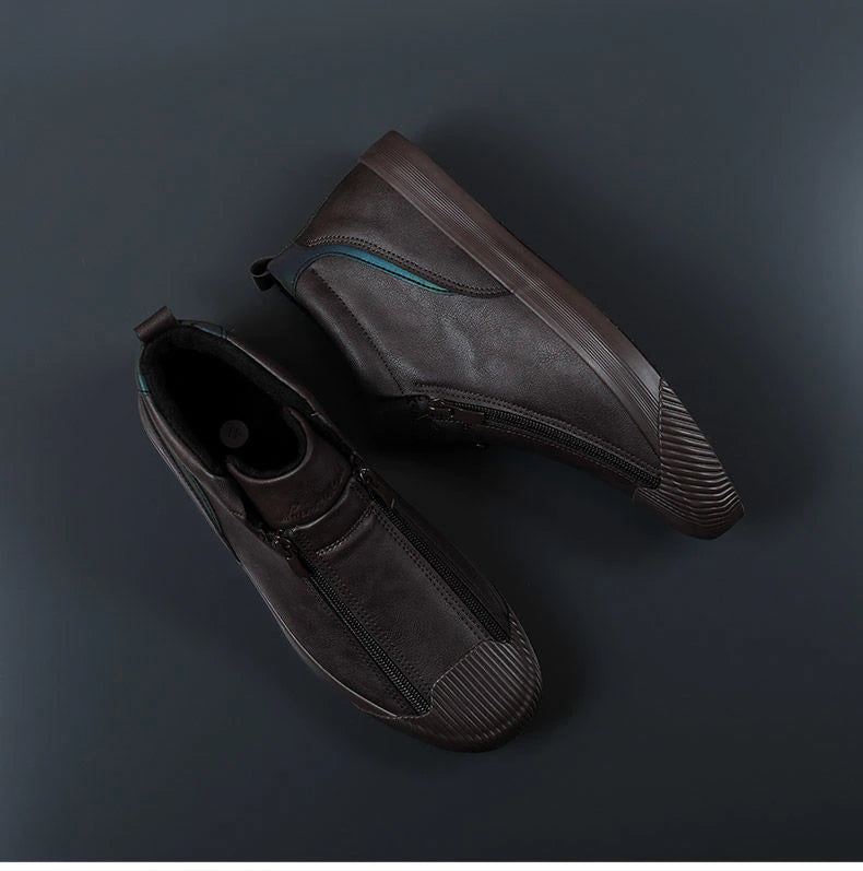 Heren Sneakers met Rits en Comfort – Noah