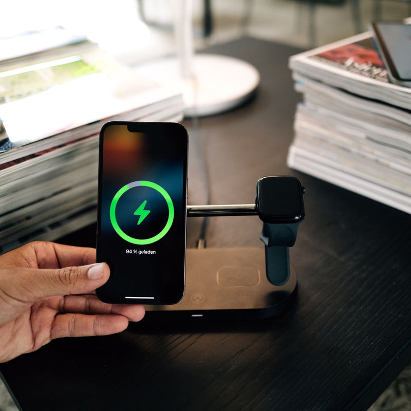 3-in-1 Draadloze Oplader - Efficiënt Opladen voor al je Apparaten