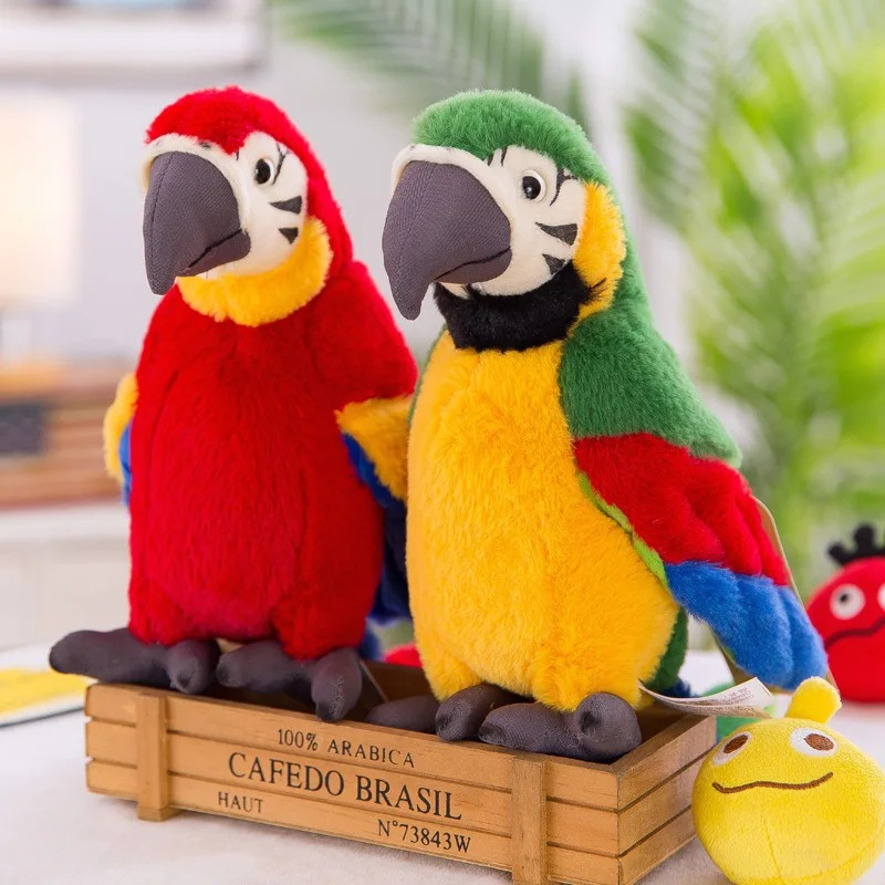 De Pratende Papegaai-Pluche - Squawkie