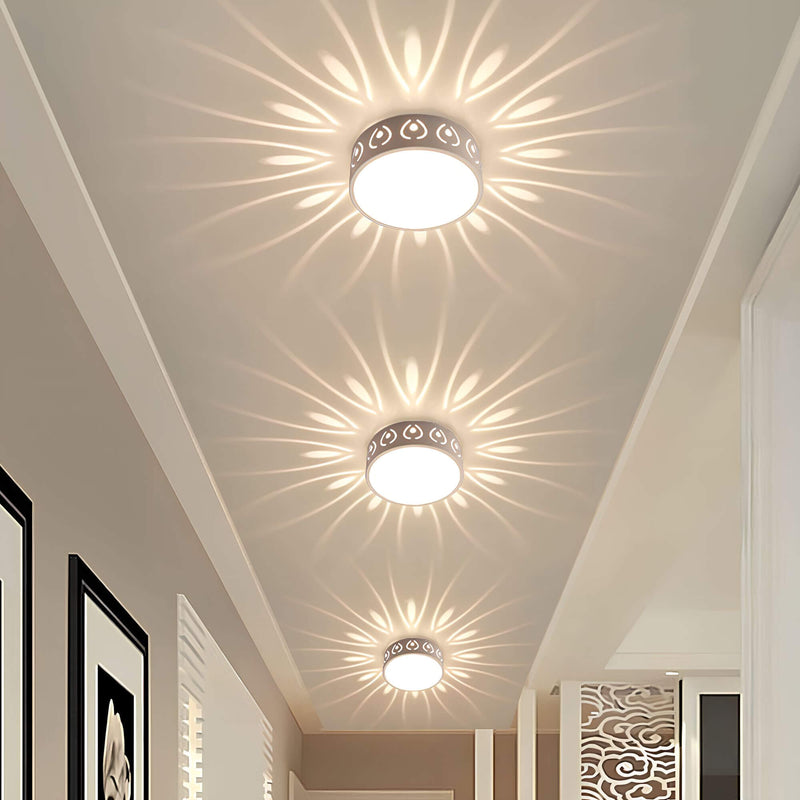 Aurora LED Plafondlamp - Sfeervolle Verlichting met Elegante Patronen