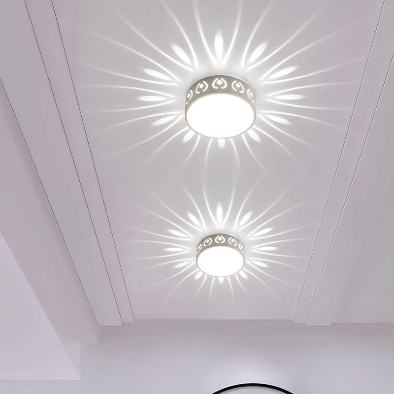 Aurora LED Plafondlamp - Sfeervolle Verlichting met Elegante Patronen